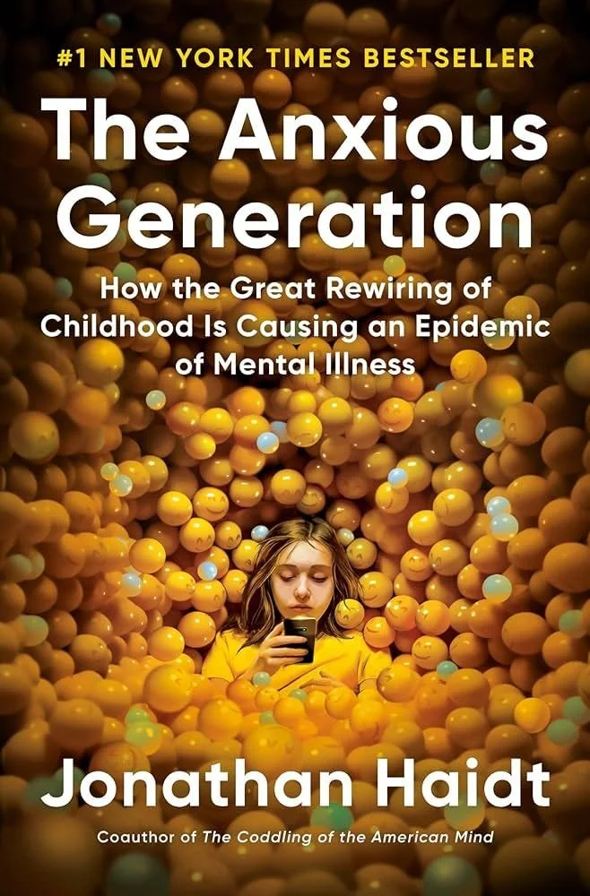 Couverture du livre The Anxious Generation de Jonathan Haidt